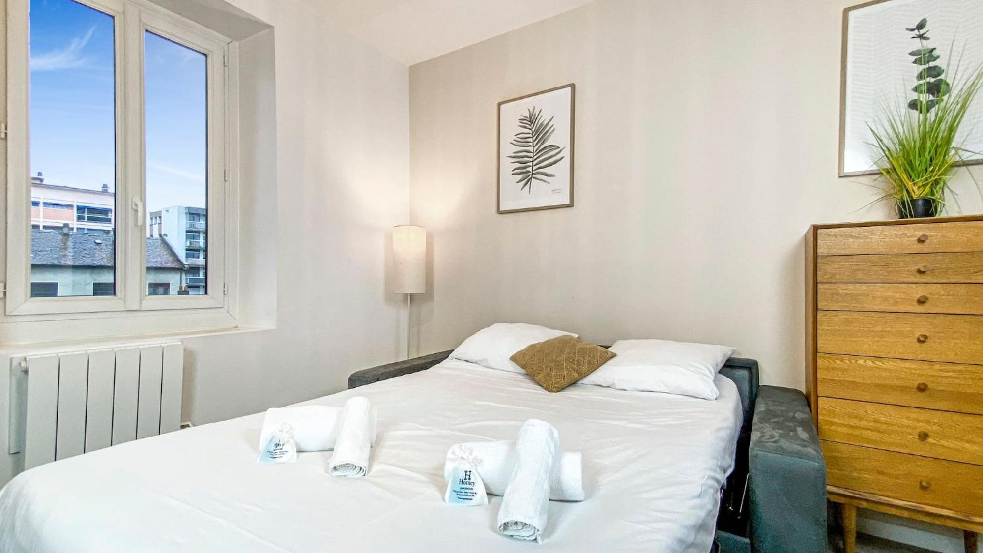 Homey Titi - Hyper-Centre - Proche Gare Et Tram - Lit Convertible - Wifi Gratuit Annemasse Exterior foto